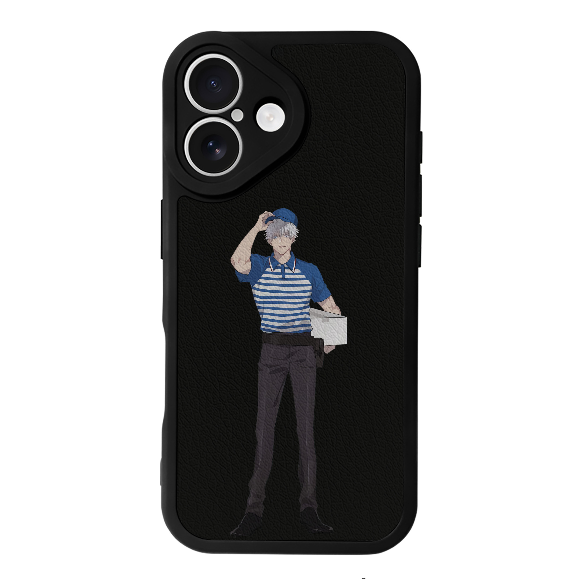 （画像用） 呪術廻戦 Jujutsu Kaisen 【iPhone 16シリーズ対応】シリコンスマホケース（レザー調） 材質：シリコン